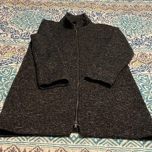 Banana Republic Charcoal Knit Jacket. Medium
